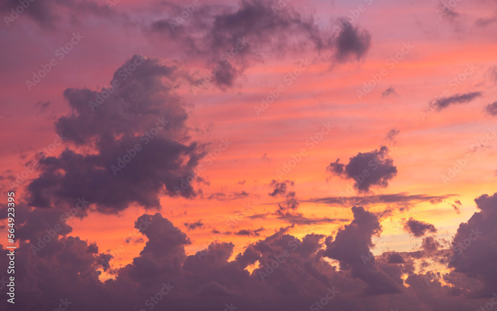 Cloud Sunset background Stock Photo | Adobe Stock