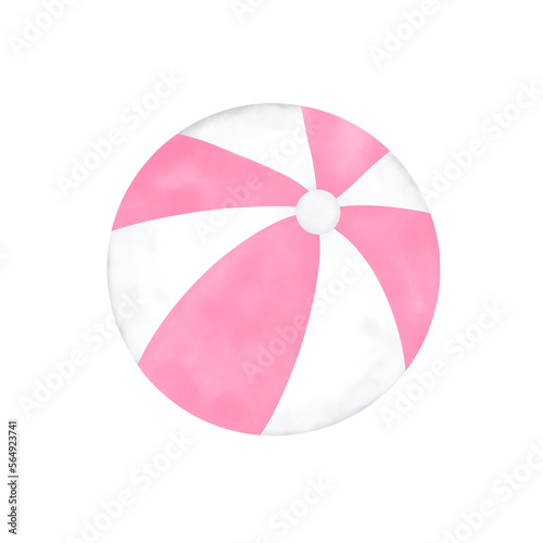 Summer Beach Ball Illustration