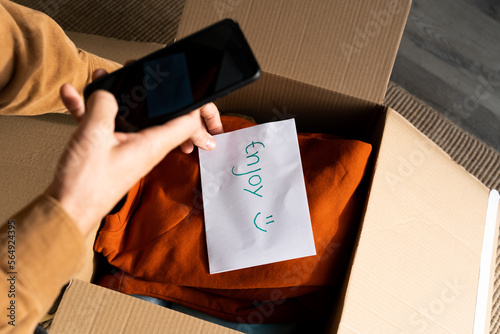 Online Shopping Delivery phone photo
