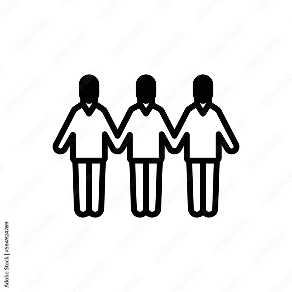 Black solid icon for units group Black solid icon for units group