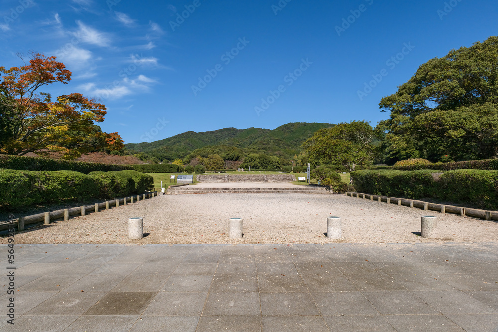 福岡 大宰府跡の風景 福岡 大宰府跡の風景