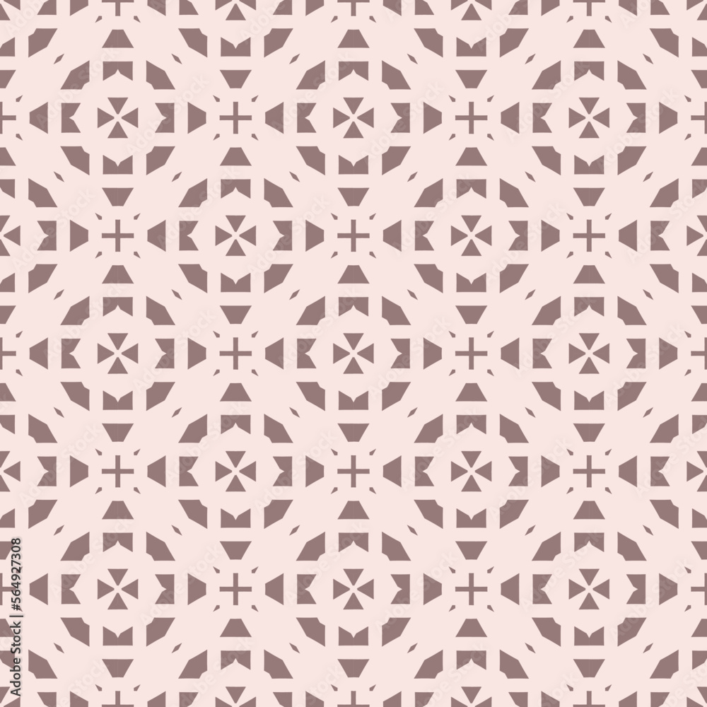 Fototapeta premium Abstract tileable geometric pattern. A seamless background, vintage texture. 