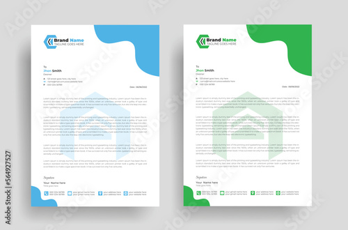 Professional Business letterhead Design template