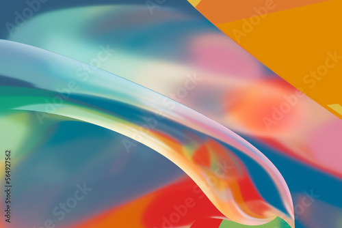 3d colorful design