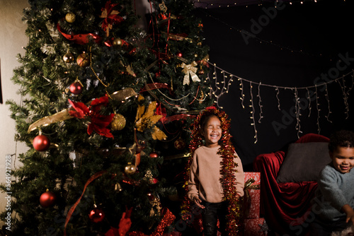 Toddlers and Christmas eve