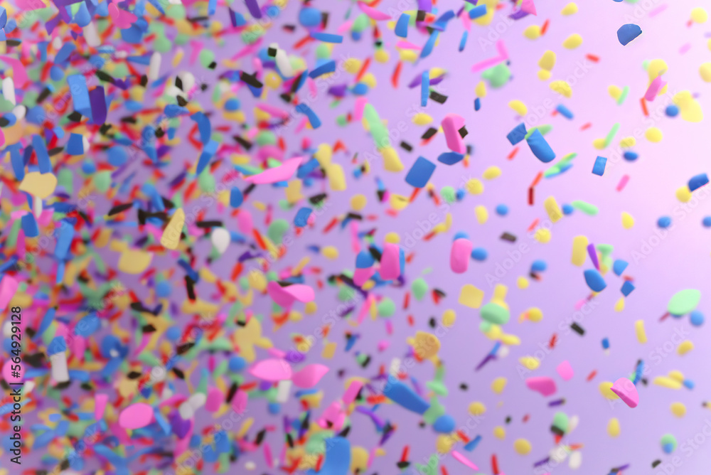 Obraz premium confetti,background with confetti