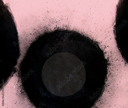 Gritty Single Cell on Pink photo
