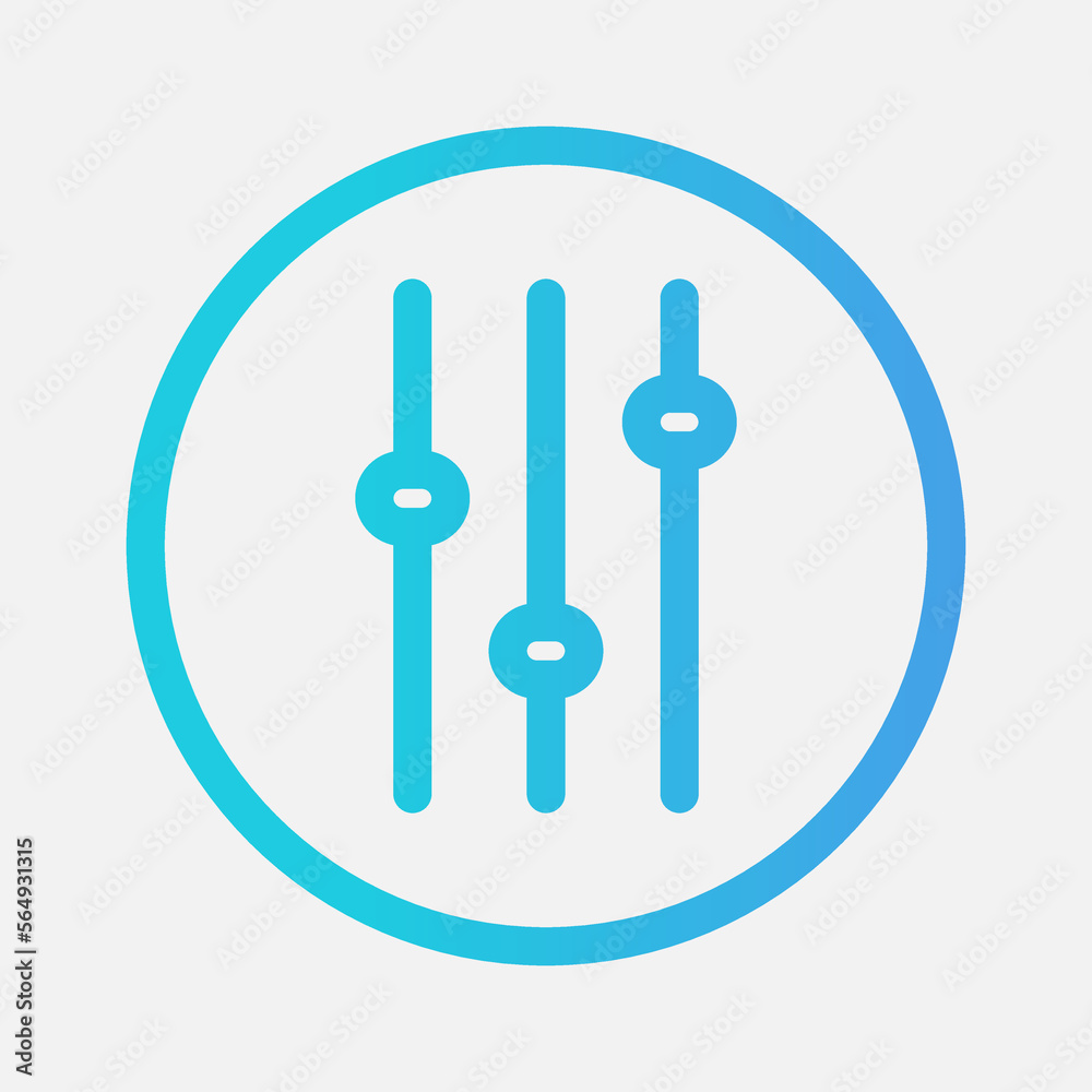 Levels icon in gradient style about camera, use for website mobile app presentation Levels icon in gradient style about camera, use for website mobile app presentation