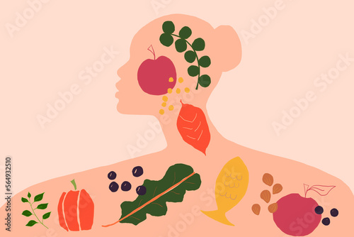 Food microbiome gut brain connection photo