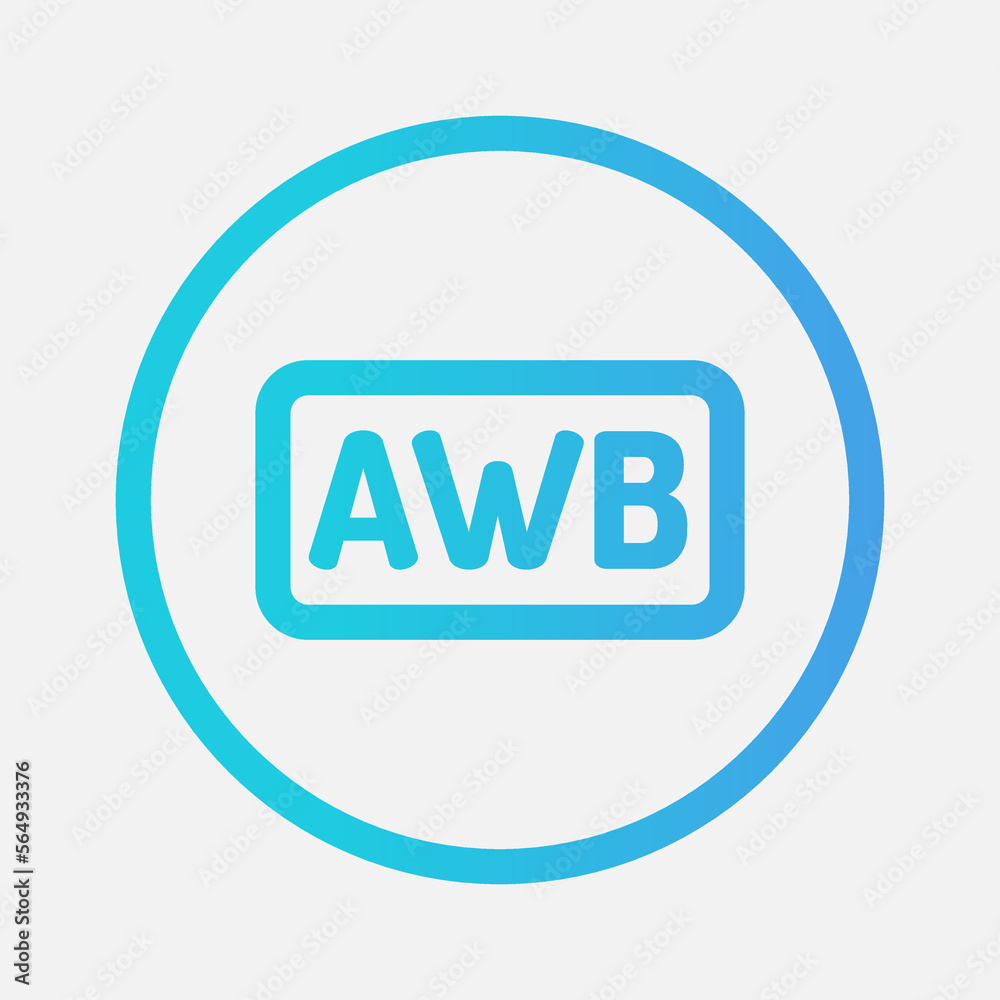 White balance icon in gradient style about camera, use for website mobile app presentation White balance icon in gradient style about camera, use for website mobile app presentation