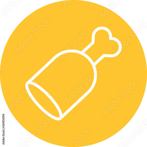 Meat Vector Icon

