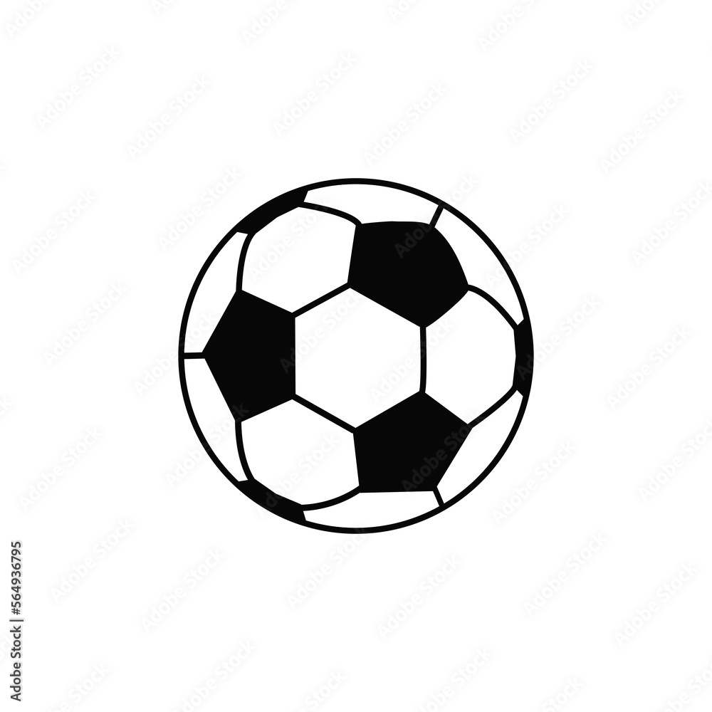 Soccer ball, isolated on white background