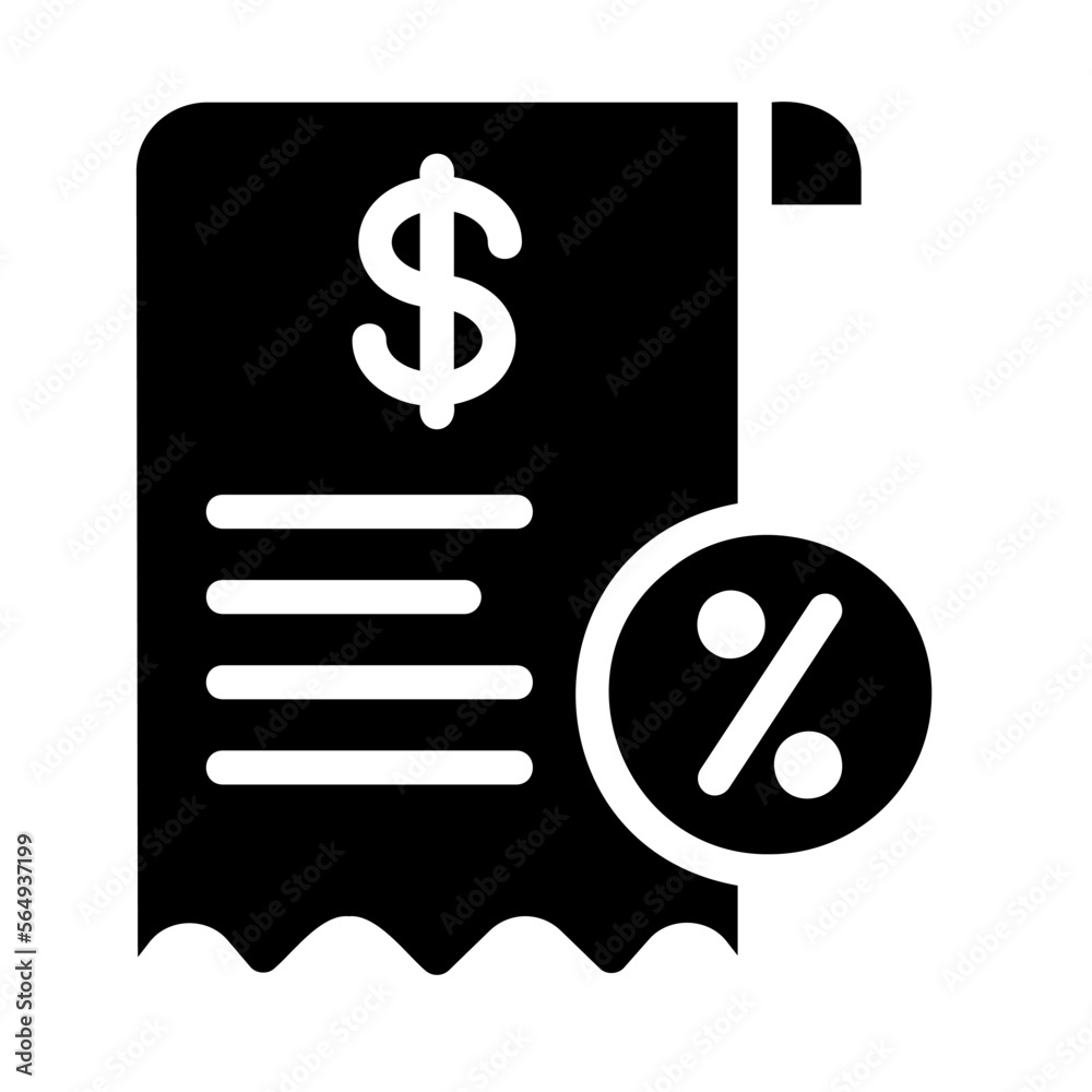 Icon online shop bill Illustration for web app etc Icon online shop bill Illustration for web app etc