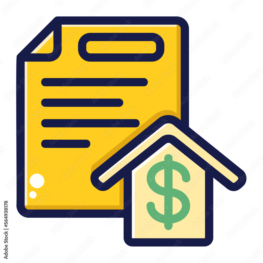 Icon online shop mortgage Illustration for web app etc Icon online shop mortgage Illustration for web app etc