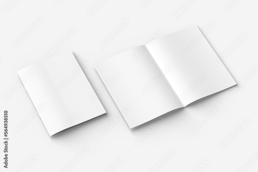 A4 Blank Paper Magazine Mockup A4 Blank Paper Magazine Mockup
