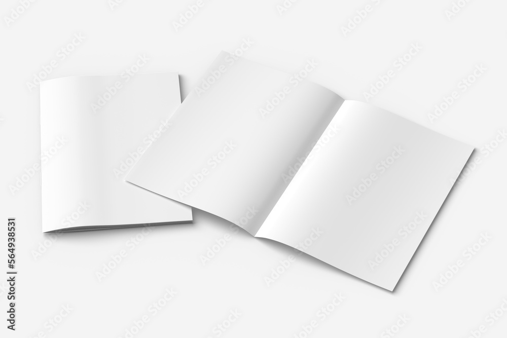 A4 Blank Paper Magazine Mockup A4 Blank Paper Magazine Mockup