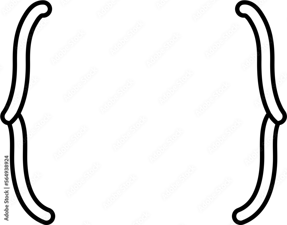 Hand Drawn Bracket Vector Design Element Hand Drawn Bracket Vector Design Element