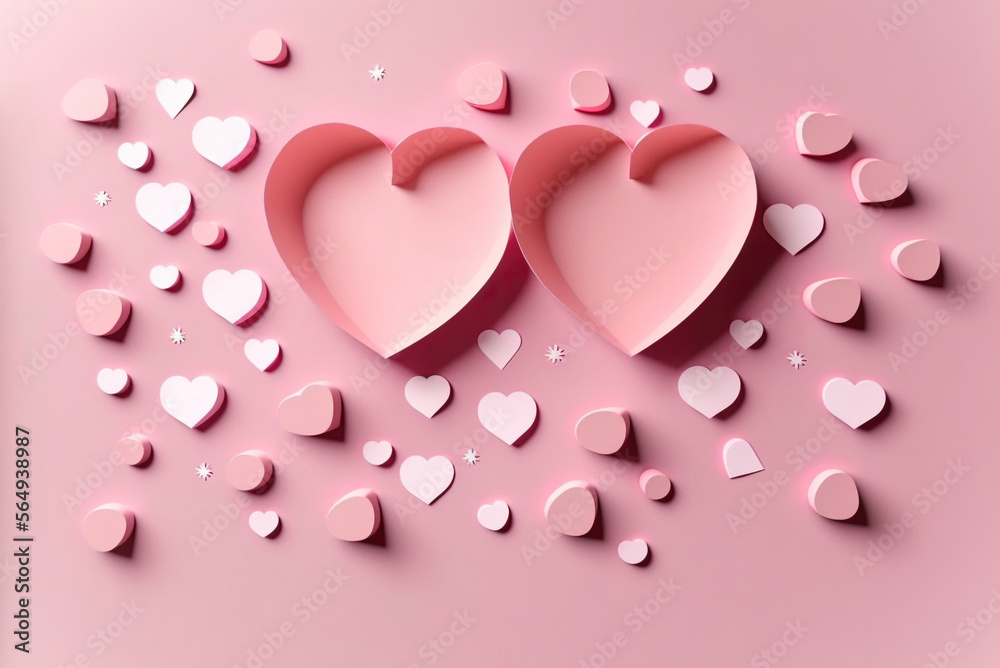 pink heart on a pink background,pink heart