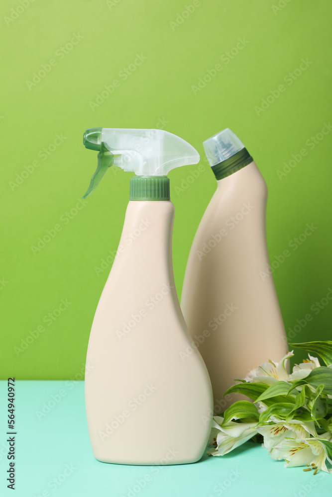 Concept of spring cleaning and house cleaning Concept of spring cleaning and house cleaning