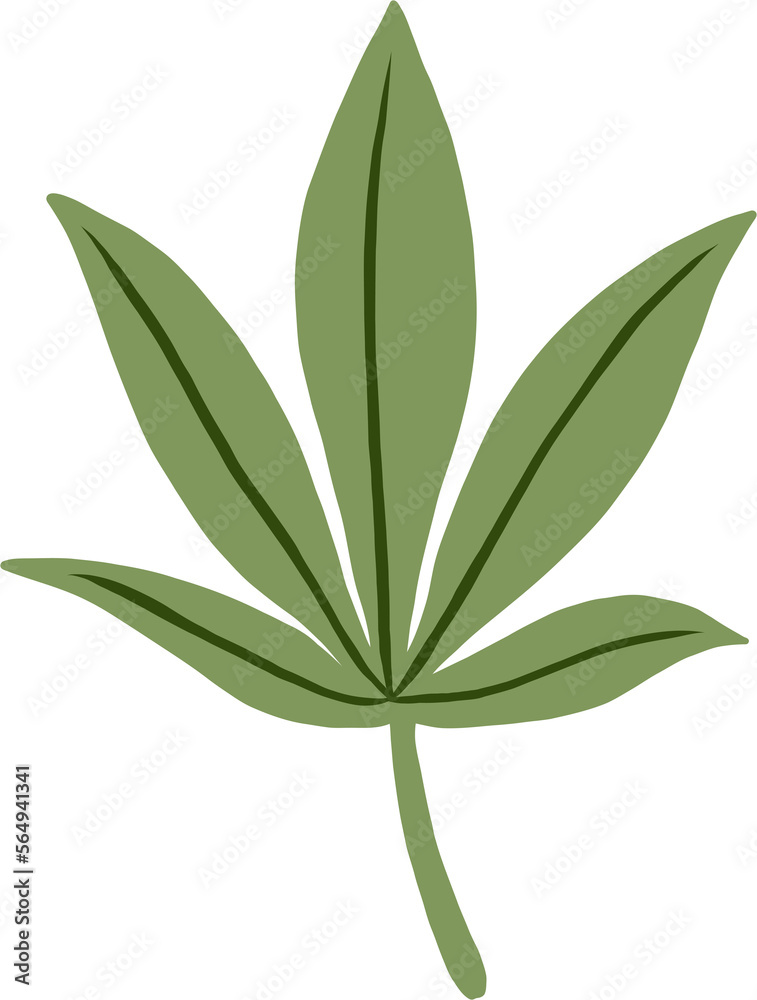 simplicity cannabis leaf freehand drawing. simplicity cannabis leaf freehand drawing.