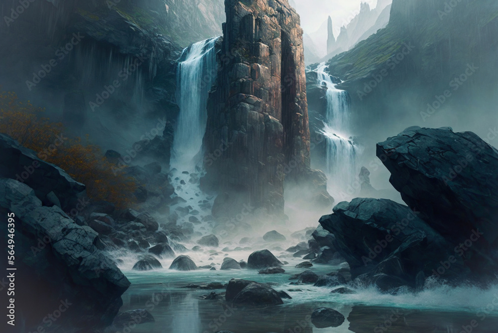 Iceberg's waterfall,iceberg in polar regions Iceberg's waterfall,iceberg in polar regions