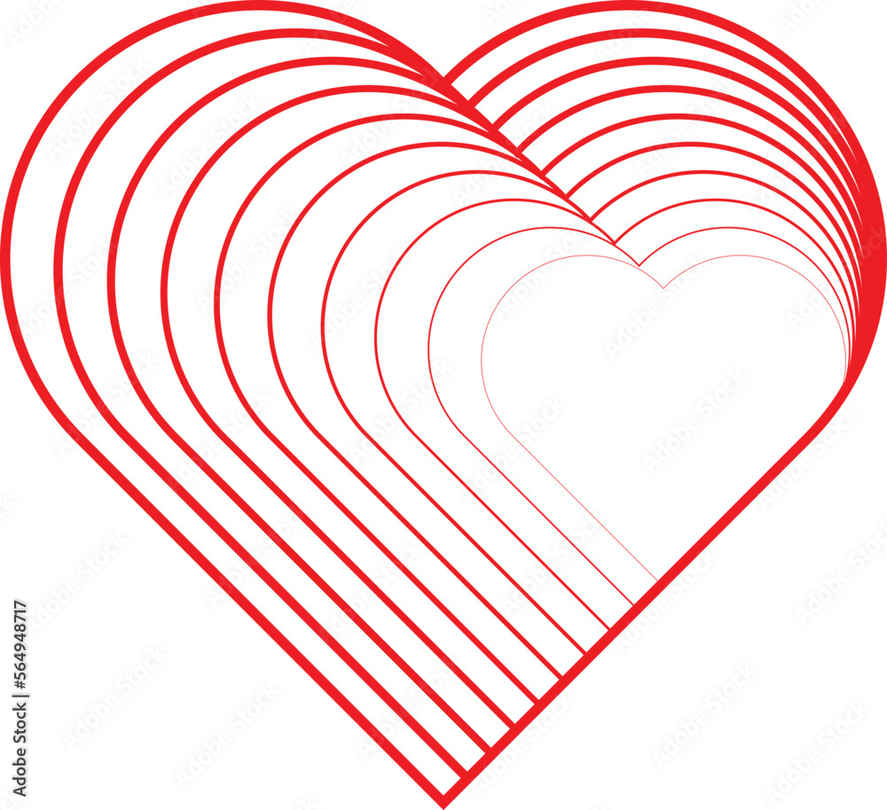 Heart Logo with lines. Hearts unusual icon Design.Geometric shape.
Heart Logo with lines. Hearts unusual icon Design.Geometric shape.