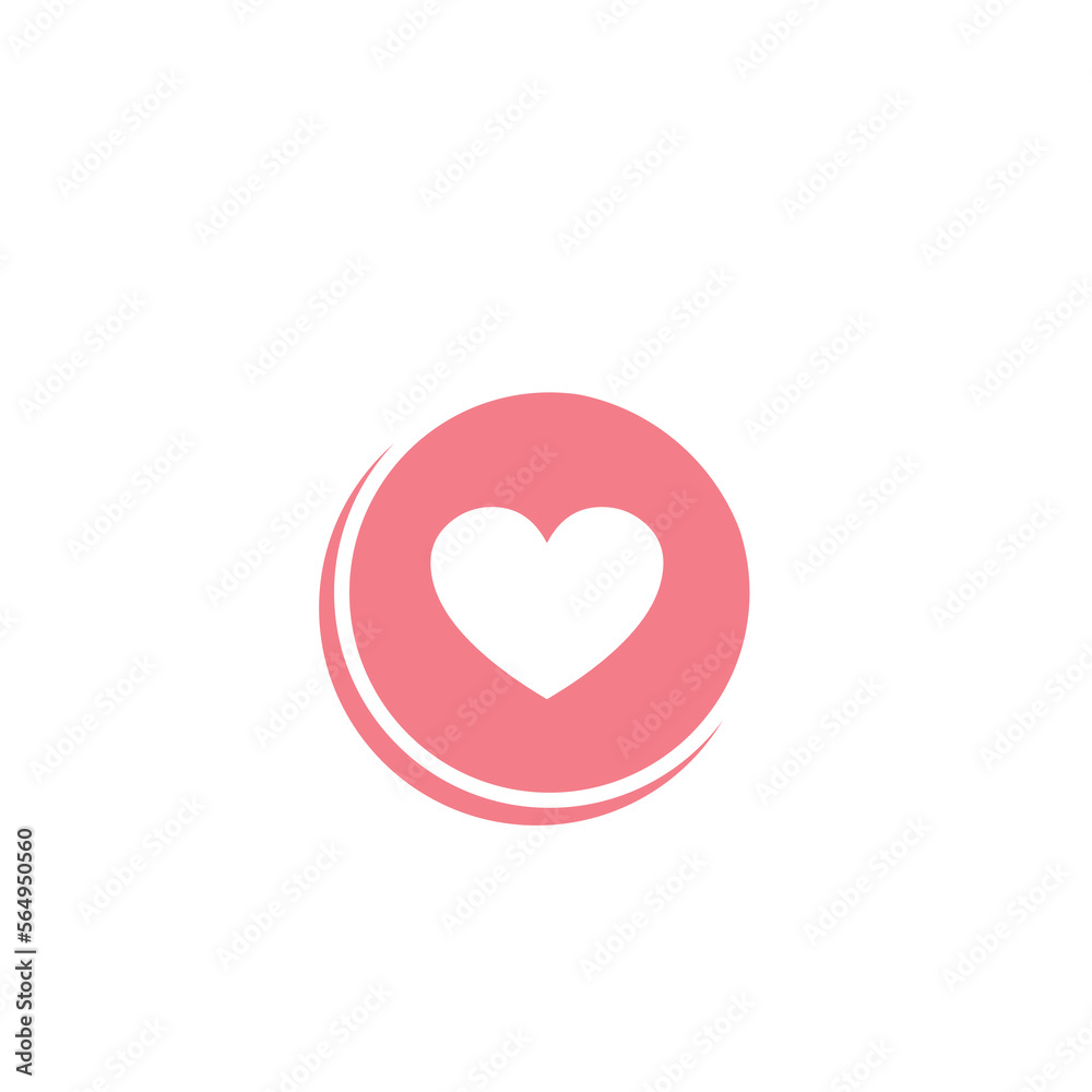 
Buildable  liked notification icon  vector illustration