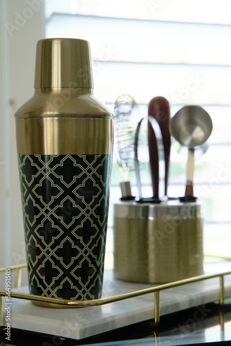Stylish cocktail shaker