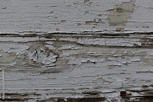 vintage wood background with peeling paint