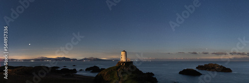 Twr Mawr Lighthouse Ynys Llanddwyn Island Wales Stars photo