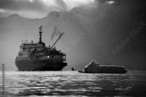 Antarctican Expedition 2013.  Ship Name: Plancius. Docked in 