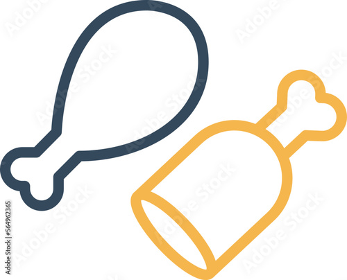 Ham vector Icon

