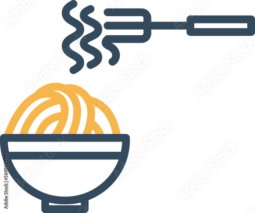 Noodles Vector Icon
