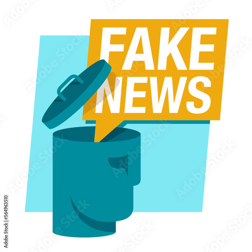 Fake news - human brain as a garbage bin