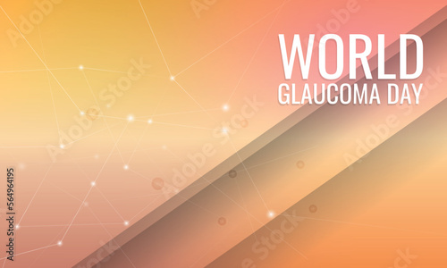  world glaucoma day. Design suitable for greeting card poster and banner