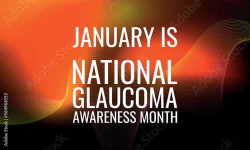 national glaucoma awareness month . Design suitable for greeting card poster and banner