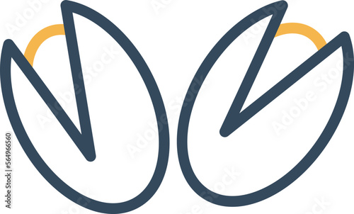 Pistachio Vector Icon

