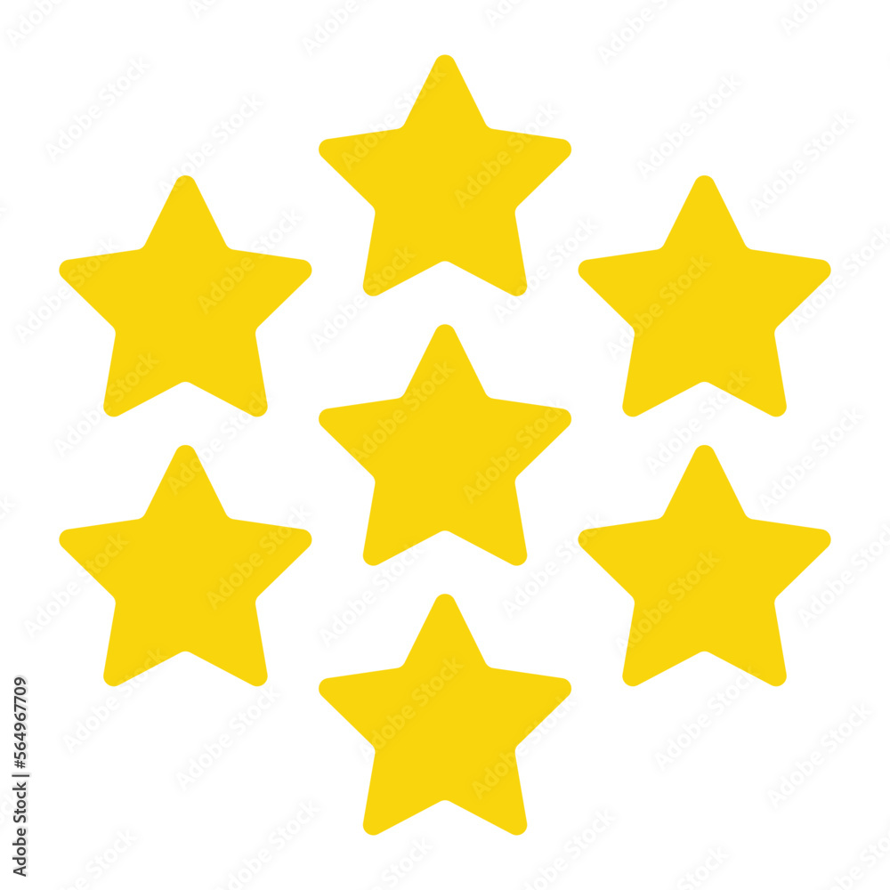 Obraz premium Star icon design vector. Business rating feedback satisfaction quality symbol illustration.