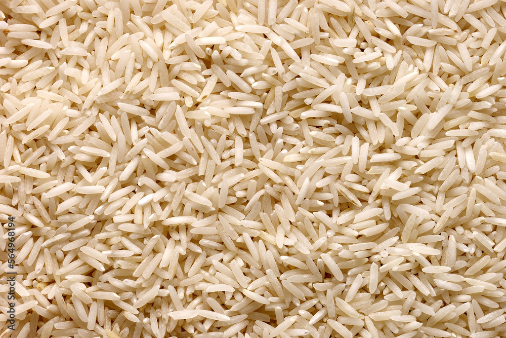 basmati rice grain surface