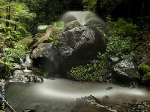 Srambang Park Ngawi Waterfall photo