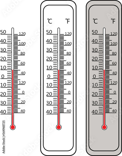 Basic Thermometer vector