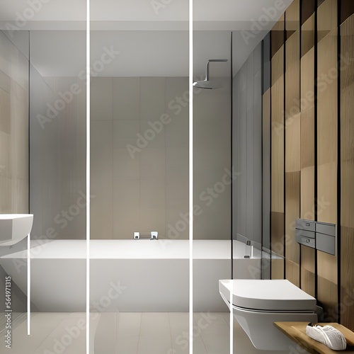 modern bathroom interior