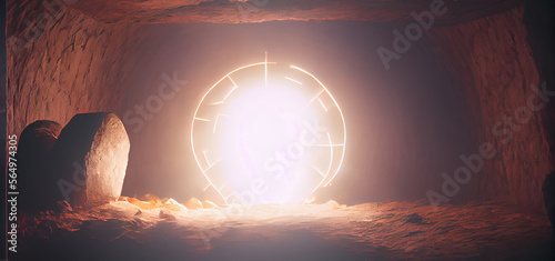 Fotografie, Tablou Ascension day concept, Christian Easter