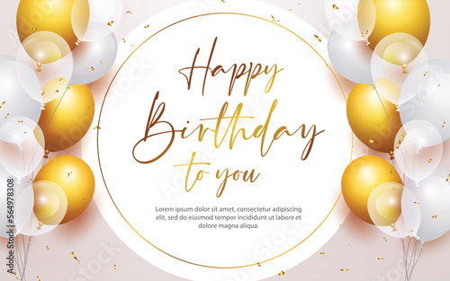 Happy birthday design background