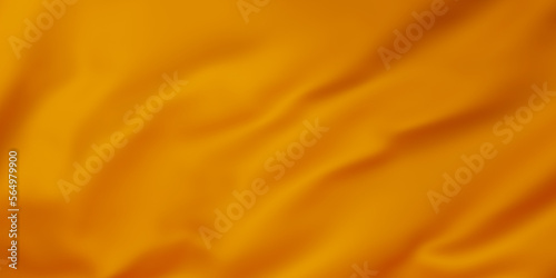 orange yellow satin background fabric cloth wave abstract wallpaper 3d