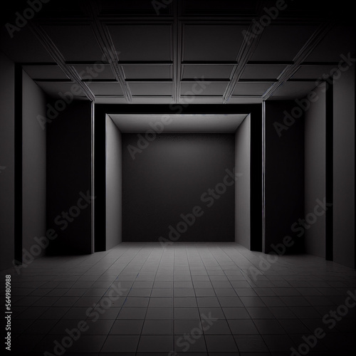 Interior 6 3d negro © Alex