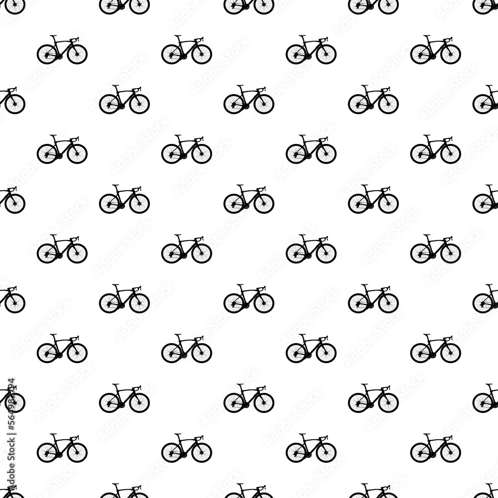 road bike pattern seamless 