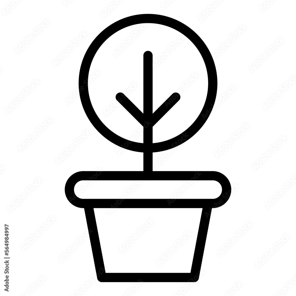 flat icon plants modern minimalist vector illustration flat icon plants modern minimalist vector illustration