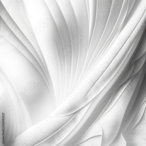White Fabric texture background. Silk fabric. Generative AI