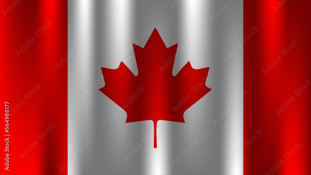 flag of canada country nation symbol 3d textile satin effect background wallpaper vector flag of canada country nation symbol 3d textile satin effect background wallpaper vector